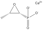 Fosfomycin calcium Structure